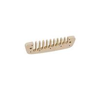 Alnicov Pièce d'harmonica de peigne en alliage d'aluminium 10 trous pour Hohner Marine Band Crossover et Deluxe Gold