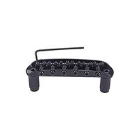 Alnicov Pièces de guitare pont de selle pour guitare électrique Mustang pour accessoires d'instruments Jazzmaster, noir