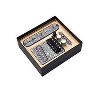 Alnicov Pont De Plaque De Commande Précâblé À 3 Voies Noir Pour Guitare Électrique Telecaster - Blanc