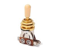 Alnicov Sélecteur de micro 3 voies pour guitare électrique Les Paul LP, pointe crème