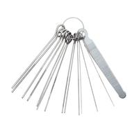 Alnicov Sillet de Guitare en Acier Inoxydable à 13 Aiguilles, chevalet, Selle Lima, Ensemble de Pierres à aiguiser pour Guitare électrique, Acoustique, ukulélé, Basse électrique
