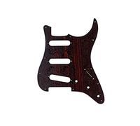 Alnicov SSS guitare en bois Pickguard palissandre avec motif de fleurs décoratives pour guitares électriques Fender ST