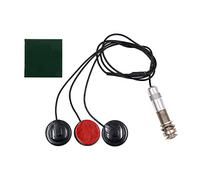 Alnicov Transducteur piézo-électrique de ramassage de Guitare avec 3 capteurs Accessoires d'instrument de Musique de 6.35mm pour la Guitare de Violon d'ukulélé