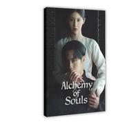 ALNILA Alchemy of Souls Poster sur toile - Décoration murale pour salon, chambre à coucher - Style cadre - 50 x 75 cm