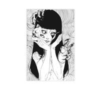 ALNILA Poster Junji Ito 17 sur toile - Décoration de chambre à coucher - Paysage sportif - Décoration de bureau - Cadeau sans cadre - 30 x 45 cm