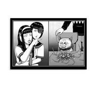 ALNILA Poster Junji Ito 7 sur toile - Décoration murale pour salon, chambre à coucher - Style sans cadre - 30 x 45 cm