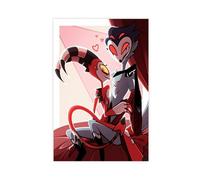ALNILA Poster sur toile de dessin animé Helluva Boss 4 - Décoration de chambre à coucher - Paysage sportif - Cadeau - Sans cadre - 30 x 45 cm