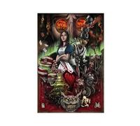 ALNILA Poster sur toile Game American McGee's Alice Madness Returns 3 - Décoration pour chambre à coucher, bureau, chambre - Cadeau sans cadre - 40 x 60 cm
