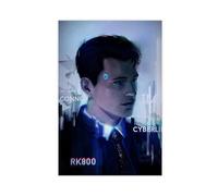 ALNILA Poster sur toile Game Detroit Become Human Connor 1 - Décoration murale pour salon, chambre à coucher - Style sans cadre - 30 x 45 cm