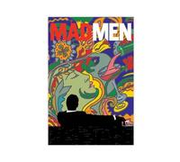 ALNILA Poster sur toile « Tv Mad Men 6 » - Décoration de chambre à coucher - Paysage sportif - Cadeau - Sans cadre - 50 x 75 cm