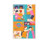 ALNILA Poster TV Heartstopper 3 sur toile - Décoration de chambre à coucher - Paysage sportif - Décoration de bureau - Cadeau sans cadre - 30 x 45 cm