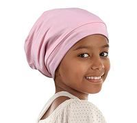 Alnorm Bonnet de Nuit pour Fille bou Bonnet doublé de Satin Bonnet à Claque pour Filles Ajustable