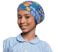 Alnorm Coiffure de Chimio pour Adolescentes Calotte en Satin Soyeux Gris Clair