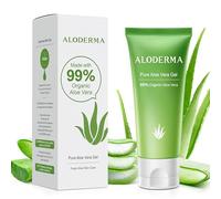 Aloderma Gel d'aloe vera bio (pur à 99 %) - Hydratation fraîche et naturelle pour le visage et les peaux sensibles, 113,4 g Gris clair 1