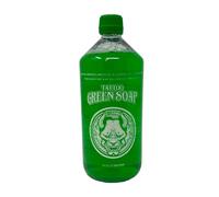 ALOE Green Soap Foam Recharge pour 4 remplissages (1 litre) - Mousse de savon vert - Essuyer/nettoyer le tatouage - INKgrafiX® Allemagne - Studio professionnel - IG64295 - Végétalien
