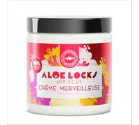 Aloe locks | crème merveilleuse hibiscus | cheveux locks, tresses & coiffures protectrices | hydratation, nutrition & croissance | aloe vera, hibiscus, huile de ricin, kératine | fabriqué en france | 250ml