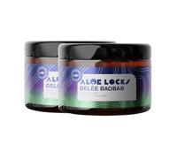 ALOÉ LOCKS | Gelée Coiffante au Baobab | Hydratation Profonde & Nutrition Intense | Coiffage & Définition des Cheveux | Active la Croissance Capillaire | Revitalise & Protège | Lot de 2 x 300 ml