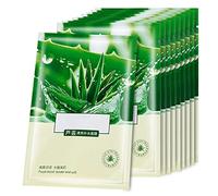Aloe Refreshing Hydratant Face-pack Hydratation Après Sun Repair Éclaircissant Convient à tous les types de peau 25g * 10 pièces