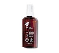 Aloe Up Huile bronzante légère avec écran solaire SPF 6 - Huile de bronzage pour le corps et le visage pour le soleil en plein air - Avec de l'huile d'aloe vera pure et des huiles naturelles - Absorbe