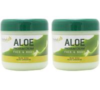 Aloe Vera Crème Faciale/Corporelle Premium 2 X 300 Ml