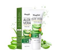 Aloe Vera Gel - 98%, Gel Aloe Vera pur visage et corps hydratant, Crème Hydratante pour peaux sèches, coups de soleil, Rougeurs, acné, apaisante et hydratante, Renforce Barrière Cutanée, 40g