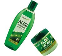 Aloe Vera Pack Gel Corporel À L'aloe Vera & Crème À L'aloe Vera, 550 Ml