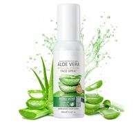 Aloe Vera Spray, 100ml, Aloe Vera pur hydratant visage et corps hydratant, Spray naturelle à l'aloe vera pour peaux sèches, coups de soleil, acné, Absorption instantanée et agréable texture non grasse