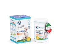 ALOEPLUS Capsules Chiens 11+ kg - Complément Naturel à Base d'Aloe arborescens Italien Biologique pour Le Bien-être des Chiens à partir de 11 kg