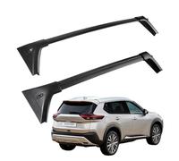 ALOEU Barres De Toit pour Nissan X-Trail T33 2021 2022 2023 2024, Voiture Porte Bagages Aluminium Galerie Toit, Paire dédiées antivol Barres Noires avec Serrure, antivol