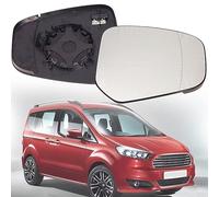 ALOEU Glace de Rétroviseur,pour Ford Tourneo/Transit Courier 2014-2023,Miroir de recul Rétroviseur Extérieur Réglable Chauffant Voiture Accessoires,B-Right