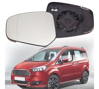 ALOEU Glace de Rétroviseur,pour Ford Tourneo/Transit Courier 2014-2023,Miroir de recul Rétroviseur Extérieur Réglable Chauffant Voiture Accessoires,A-Left