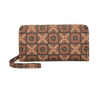 ALOEU Longue pochette à fermeture éclair - Portefeuille zéro avec paillettes en cuir synthétique - Design fin et long pour un transport quotidien - Portefeuille minimaliste élégant pour femme, travail
