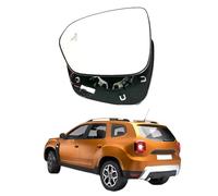 ALOEU Verre de Rétroviseur Verre de Recul Miroir pour Dacia Duster 2010-2013 2014-2017 2018-2022 963661HB0A 6001549716 963664733R, avec Plaque de Support Remplacement,left-1pcs-2018-2022