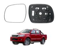 ALOEU Verre de Rétroviseur Verre de Recul Miroir pour T/OYOTA HILUX 2005-2015 2016-2020 87961-0K050 87931-0K070, avec Plaque de Support Remplacement,right-1pcs-2005-2015