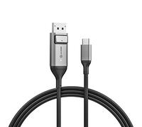 ALOGIC Câble USB-C (mâle) vers DisplayPort (mâle) - Série Ultra - 4K 60Hz - Gris (2 m)