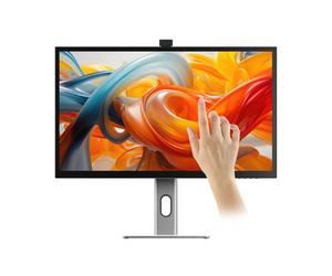 ALOGIC Clarity Pro Touch écran plat de PC 68,6 cm (27 ) 3840 x 2160 pixels 4K Ultra HD LCD Écran tactile Noir, Argent