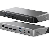 Alogic DUPRDX3-WW Alogic Station d'accueil universelle triple 4K USB-C&USB-A 100W