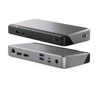 ALOGIC DUPRMX2-100 station d'accueil Avec fil USB 3.2 Gen 1 (3.1 Gen 1) Type-C Gris, Noir