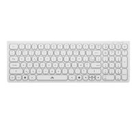 ALOGIC Echelon Compact USB-C Rechargeable Bluetooth Keyboard for Mac (White) FRENCH