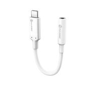 ALOGIC Elements Pro Adaptateur USB-C vers audio 3,5 mm - 10 cm - Blanc