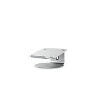 ALOGIC Elite Support pour ordinateur portable à 360° - Base pivotante à 360° pour un alignement facile - Coussinet en silicone antidérapant - Design réglable pour 11 à 17 pouces - Argent