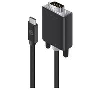 ALOGIC Câble USB-C vers VGA mâle vers mâle 2 m Noir G