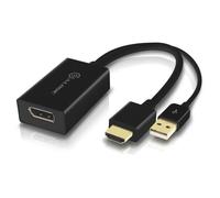 ALOGIC HDDPU-ACTV câble vidéo et adaptateur DisplayPort HDMI + USB Noir