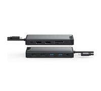 ALOGIC 12-en-1 Mini Station d'accueil USB-C, Double Affichage, 2xHDMI, 1xVGA, 100W PD, 2xUSB-C, 2xUSB-A 2.0, 2xUSB-A 3.0, RJ45, 1xSD/Port TF, MacBook/Surface et Autres appareils USB-C compatibles