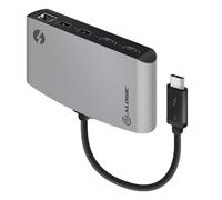 Alogic TB3D2HDPBL-SGR Alogic Dockingstation Thunderbolt 3 Dual HDMI Portable 4K