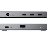 Alogic TB4H3TB Hub d'interface Thunderbolt 4 40000 Mbit/s Noir Gris 4