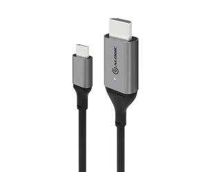 ALOGIC ULCHD02-SGR câble vidéo et adaptateur 2 m HDMI Type A (Standard) USB Type-C Noir, Gris