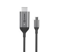 ALOGIC Câble Ultra USB-C (mâle) vers HDMI (mâle) 4 K 100 Hz 2 m 2M Gris Space
