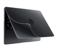 Alogy Compatible avec Macbook Air 15 M2/M3/M4 2023/2024/2025 Coque de Protection Ultra Fine et Flexible Compatible avec MacBook Air 15", antidérapant Transparent Mat Noir