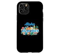 Aloha Beaches Funny Tropical Hawaii Beach Summer Vacances Coque pour iPhone 11 Pro